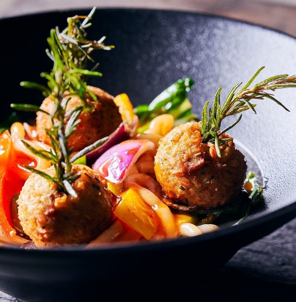 Boulettes vegan sweet and sour